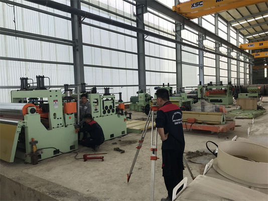 Đường rạch thép tấm cuộn khổ giữa 100mpm (1-5)x1500
