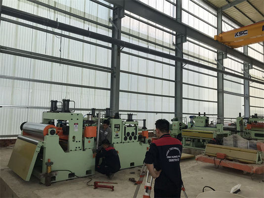 Dây chuyền rạch kim loại từ cuộn sang cuộn cho thép carbon, thép không gỉ, nhôm, tấm đồng