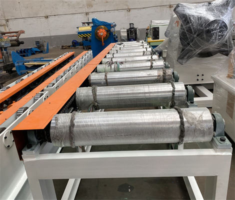 Heavy Gauge Steel Coil Straightener Flying Shear Cut To Length Line 3-10 X 1600