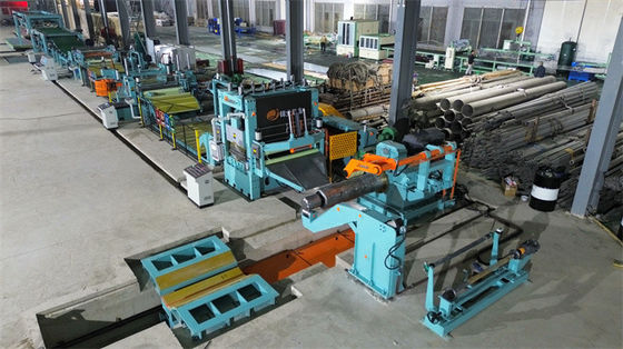 High Precision Servo Cut To Length Line cho cuộn dây thép không gỉ với cắt cạnh