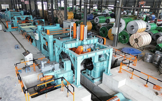 Thép không gỉ cuộn uncoiling cắt ngang đến đường dài với cạnh cắt 4-16 X 2000