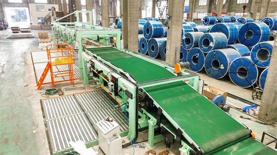 6Hi Leveler Rotary Shear Fly Shear Cut To Length Line SUS Stainless Steel 0.2 - 2 X 850