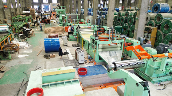 6Hi Leveler Rotary Shear Fly Shear Cut To Length Line SUS Stainless Steel 0.2 - 2 X 850