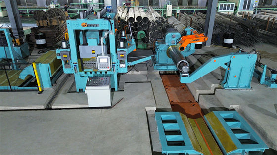 Stainless Steel Sheet Servo Cut To Length Line Với Trimmer Edge