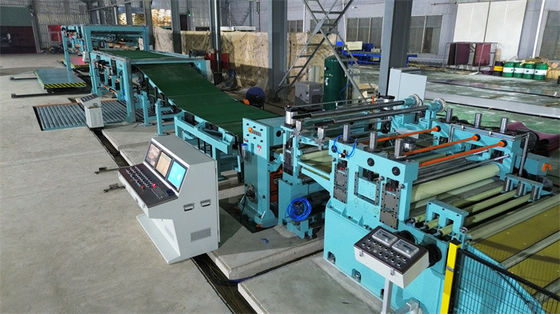 High Precision Servo Cut To Length Line cho cuộn dây thép không gỉ với cắt cạnh