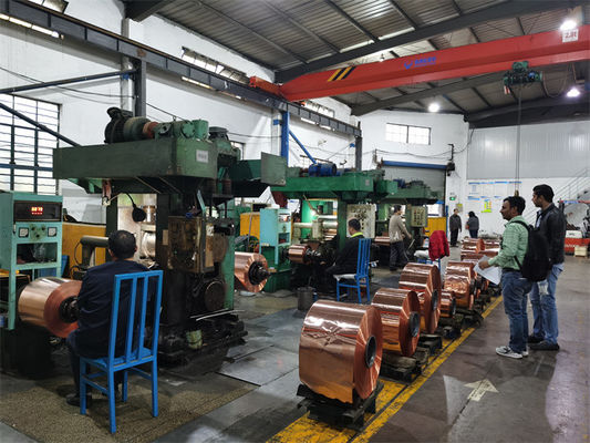 Dải đồng kim nóng lạnh Rolling Mills Độ dày từ 20mm đến 0,1mm