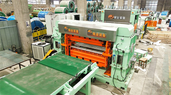 6Hi Leveler Rotary Shear Fly Shear Cut To Length Line SUS Stainless Steel 0.2 - 2 X 850