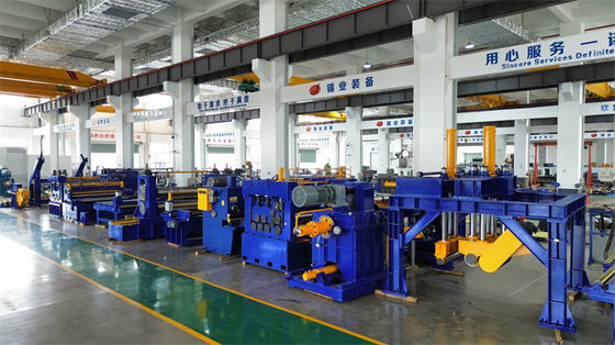 Q235 S355 Máy rạch thép cuộn Máy rạch khổ nặng Đường rạch 14 X 2000